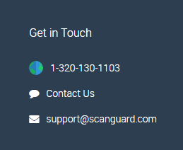 Scanguard Review - Kontakte
