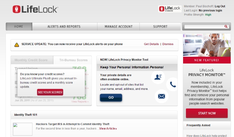  LifeLock-Überprüfung: Fakten, Pros&Cons, Lifelock-Startseite